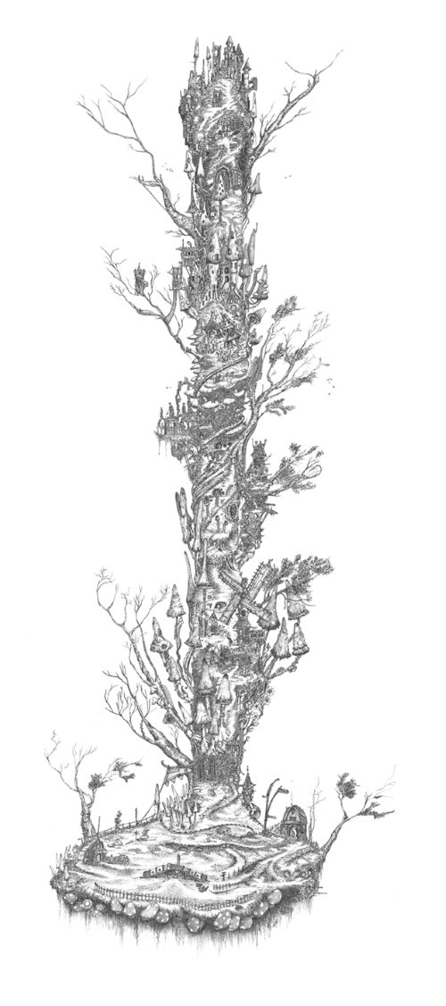 The Tower of Nod - Guy Chapman (B&W)